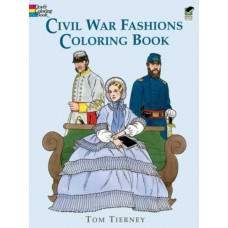 Civil War Fashions Coloring Book
