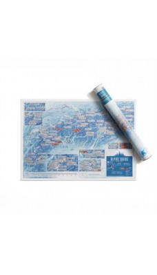Alpine Skiing Collect and Scratch Print